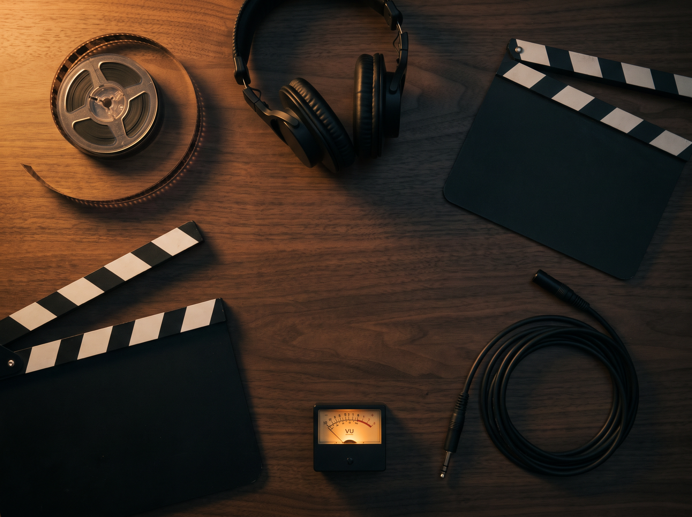 A creative workspace with notes and an editing screen